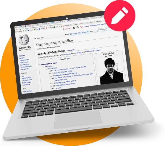 Our Wikipedia Page Editing