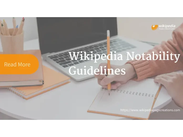 Wikipedia notability guidelines