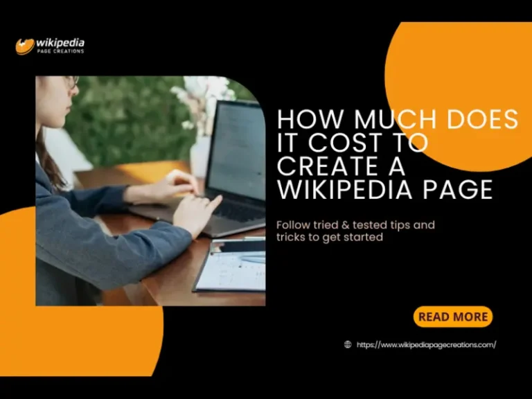 wikipedia page cost